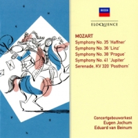 Mozart, Wolfgang Amadeus Symphonies 35, 36, 38/posthorn Serenade