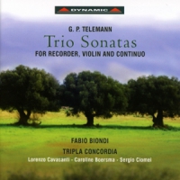 Telemann, G.p. Trio Sonatas For Recorder, Violin & Concerto