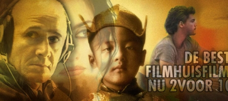 De Mooiste Filmhuisfilms nu 2 voor € 10,=
