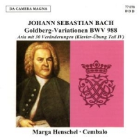 Bach, J.s. Goldberg Variations Bwv 988//henschel, Marga