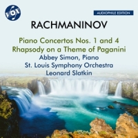Simon, Abbey Rachmaninoff: Piano Concertos Nos. 1 & 4