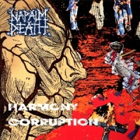 Napalm Death Harmony Corruption (white)