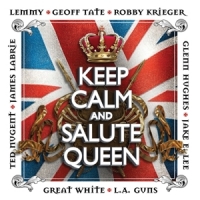 Queen Keep Calm And Salute Queen -coloured-