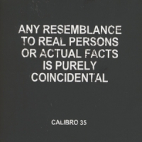 Calibro 35 Any Resemblance To Real Persons