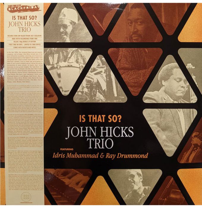 Hicks, John -trio- Is That So? -black Fr-