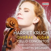 Krijgh, Harriet Dvorak & Elgar: Cello Concertos
