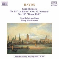 Haydn, J. Symphonies 85, 92 & 103