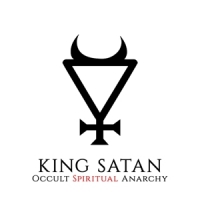 King Satan Occult Spiritual Anarchy (black)