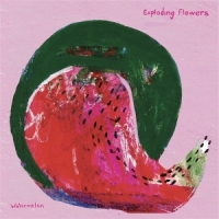 Exploding Flowers Watermelon - Peacock -coloured-