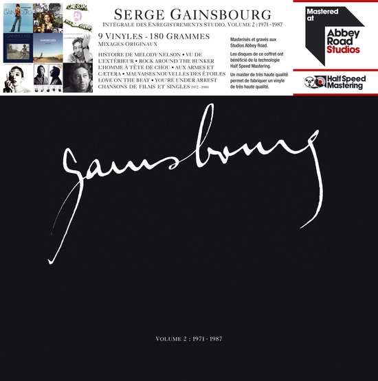 Gainsbourg, Serge Integrale Des Enregistrements Studio Vol.2 : 1971-1987