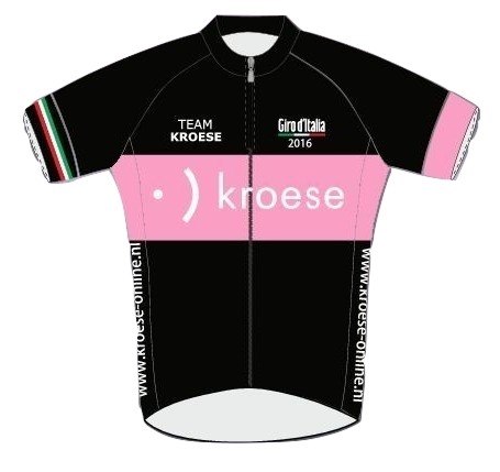 Kroese Wielershirt Giro Editie (maat L)