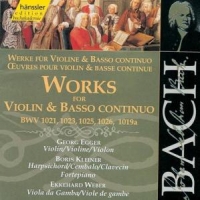 Bach, J.s. Sonatas For Violin & Bass
