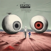 Static Vision Through Different Eyes (red Marbled