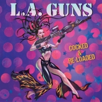 L.a. Guns Cocked & Re-loaded (purple/black/white Splatter)