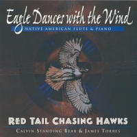 Red Tail Chasing Hawks Eagle Dances With The Wind