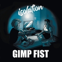 Gimp Fist Isolation (blue/white Splatter)