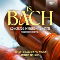 Js Bach Concertos, Inventions & Motets For Recorder Ens